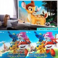 TMY Portable Projector with WiFi and Bluetooth, 1080P Movie Projector for Phone/Laptop/TV Stick/HDMI/USB, Mini Projector for Bedroom or Outdoor