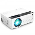 TMY Portable Projector with WiFi and Bluetooth, 1080P Movie Projector for Phone/Laptop/TV Stick/HDMI/USB, Mini Projector for Bedroom or Outdoor