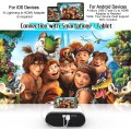 TMY Mini Projector with WiFi and Bluetooth, 1080P Projector with Zoom, Movie Projector for Phone/Laptop/TV Stick/HDMI/USB, Mini Projector for Bedroom or Outdoor